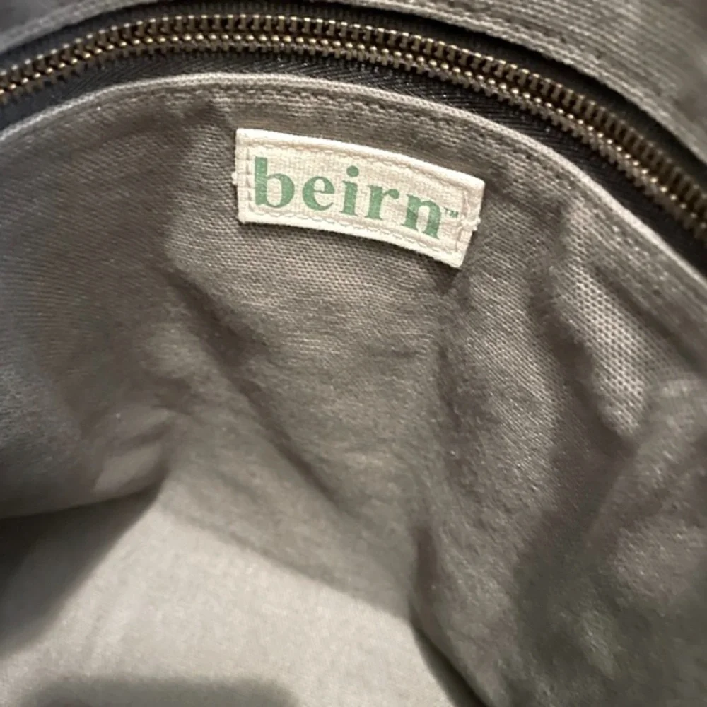 Beirn Jenna Natural Watersnake Leather Hobo Luxury Tote Bag